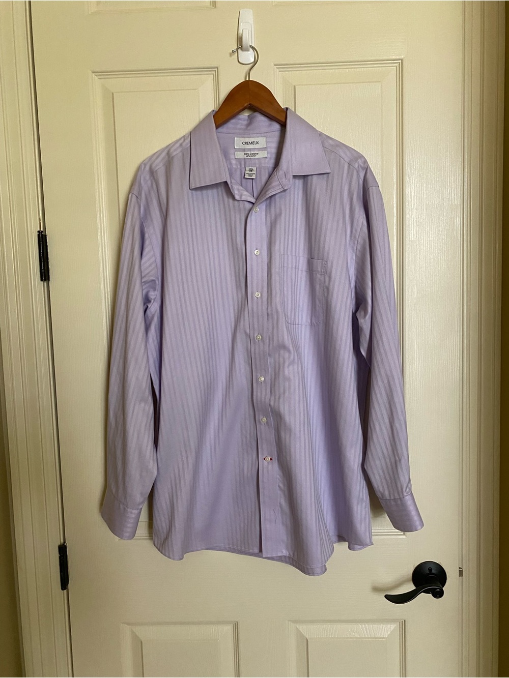 Daniel Cremieux Men’s Light Lavender Striped Dress Shirt